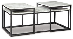 Furniture City Laplace - Ashley Furniture - Donnesta Table (Set of 3) - Occasional Table Set (3/CN) / Gray/Black - T182-13