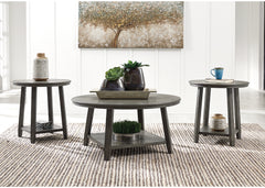 Furniture City Laplace - Ashley Furniture - Caitbrook Table (Set of 3) - Occasional Table Set (3/CN) / Gray - T188-13