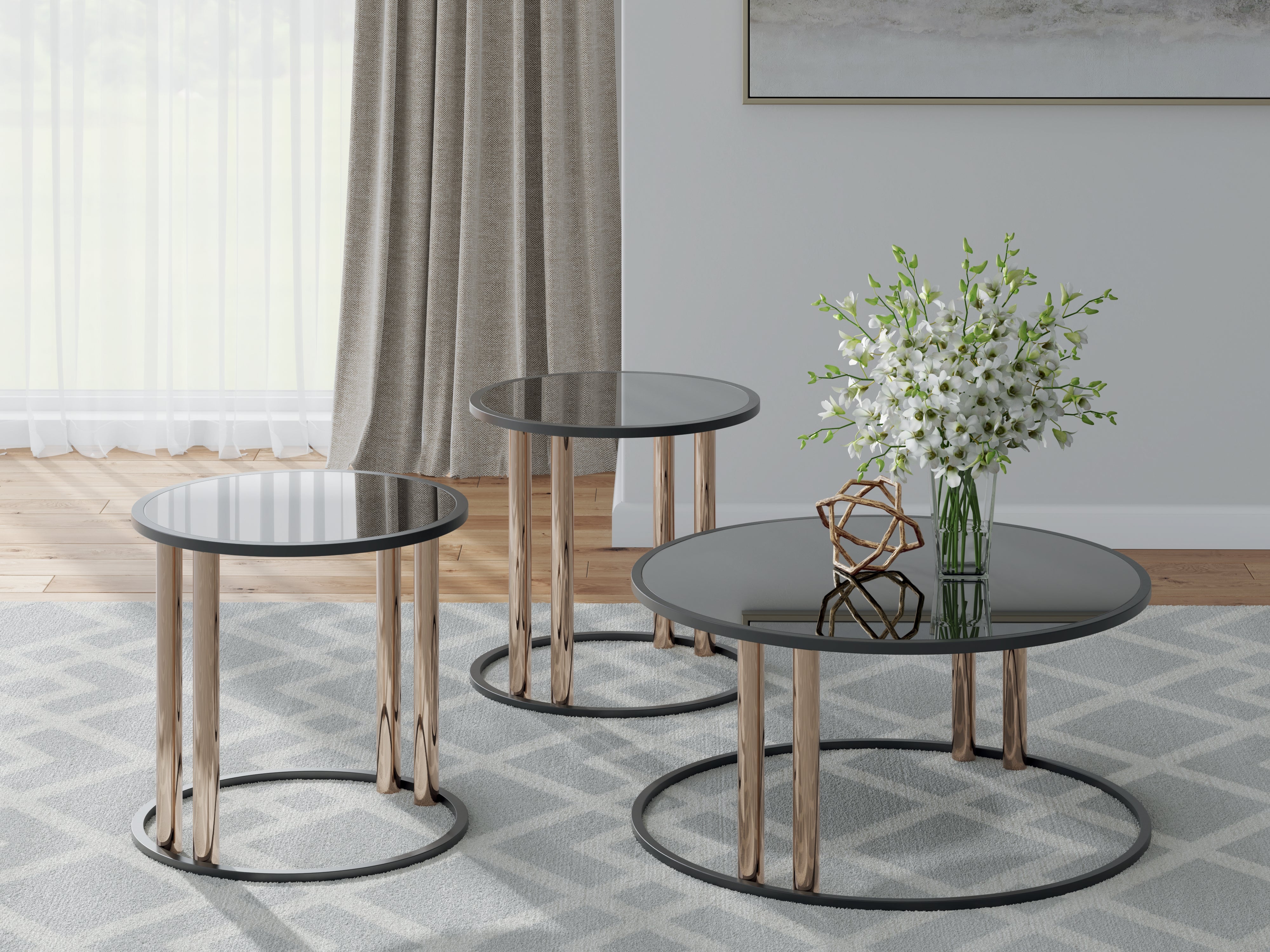 Furniture City Laplace - Ashley Furniture - Hannerly Table (Set of 3) - Occasional Table Set (3/CN) - T219-13