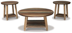 Furniture City Laplace - Ashley Furniture - Raebecki Table (Set of 3) - Occasional Table Set (3/CN) / Multi - T221-13