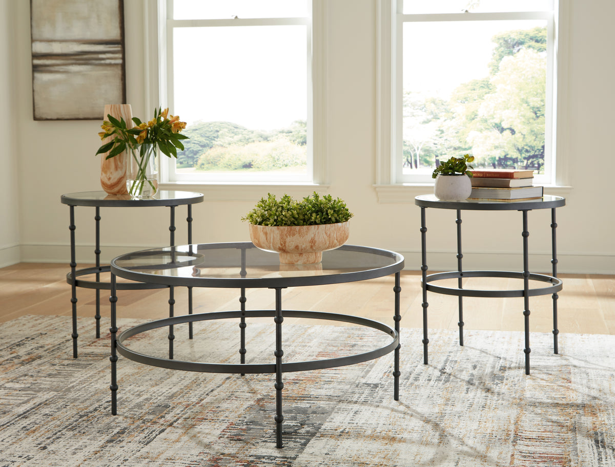 Furniture City Laplace - Ashley Furniture - Kellyco Table (Set of 3) - Occasional Table Set (3/CN) - T246-13