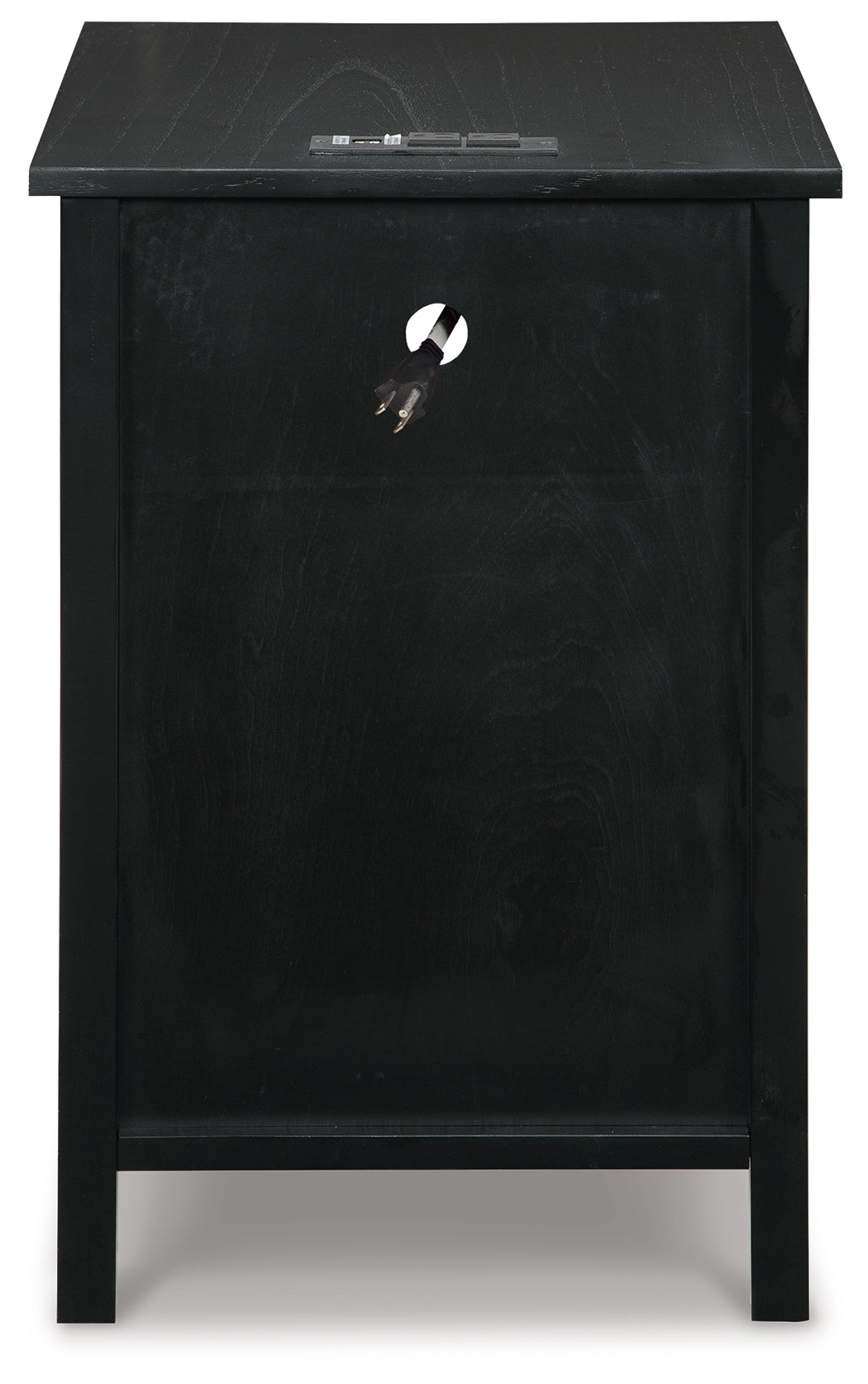 Furniture City Laplace - Ashley Furniture - Treytown Chairside End Table - Chair Side End Table / Black - T300-617