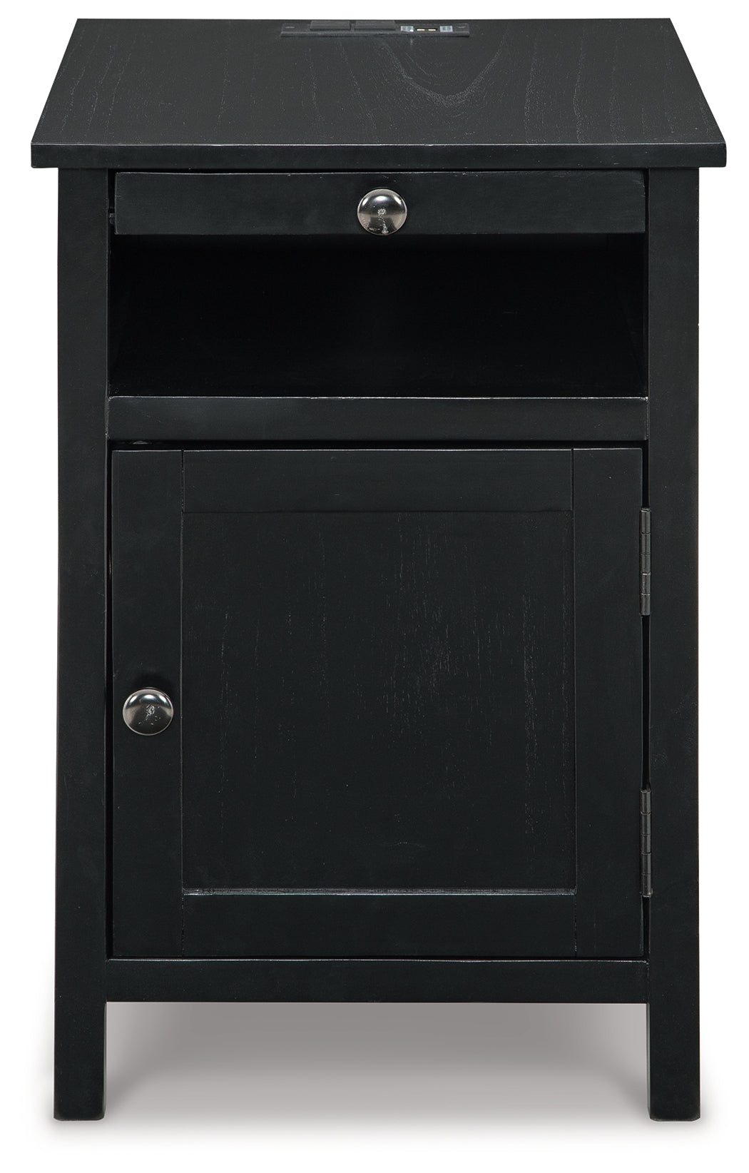 Furniture City Laplace - Ashley Furniture - Treytown Chairside End Table - Chair Side End Table / Black - T300-617