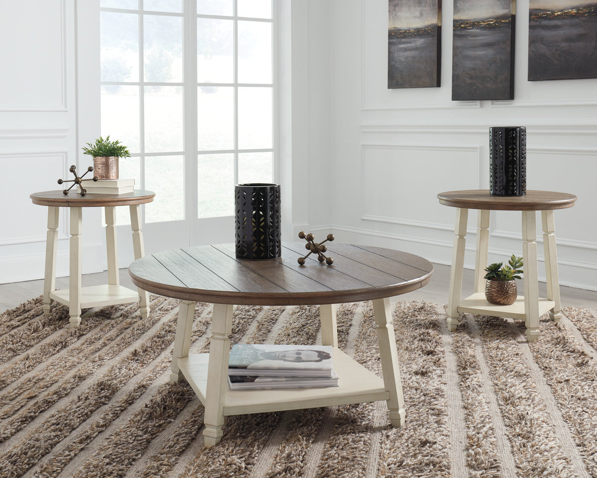 Furniture City Laplace - Ashley Furniture - Bolanbrook Table (Set of 3) - Occasional Table Set (3/CN) / Two-tone - T377-13