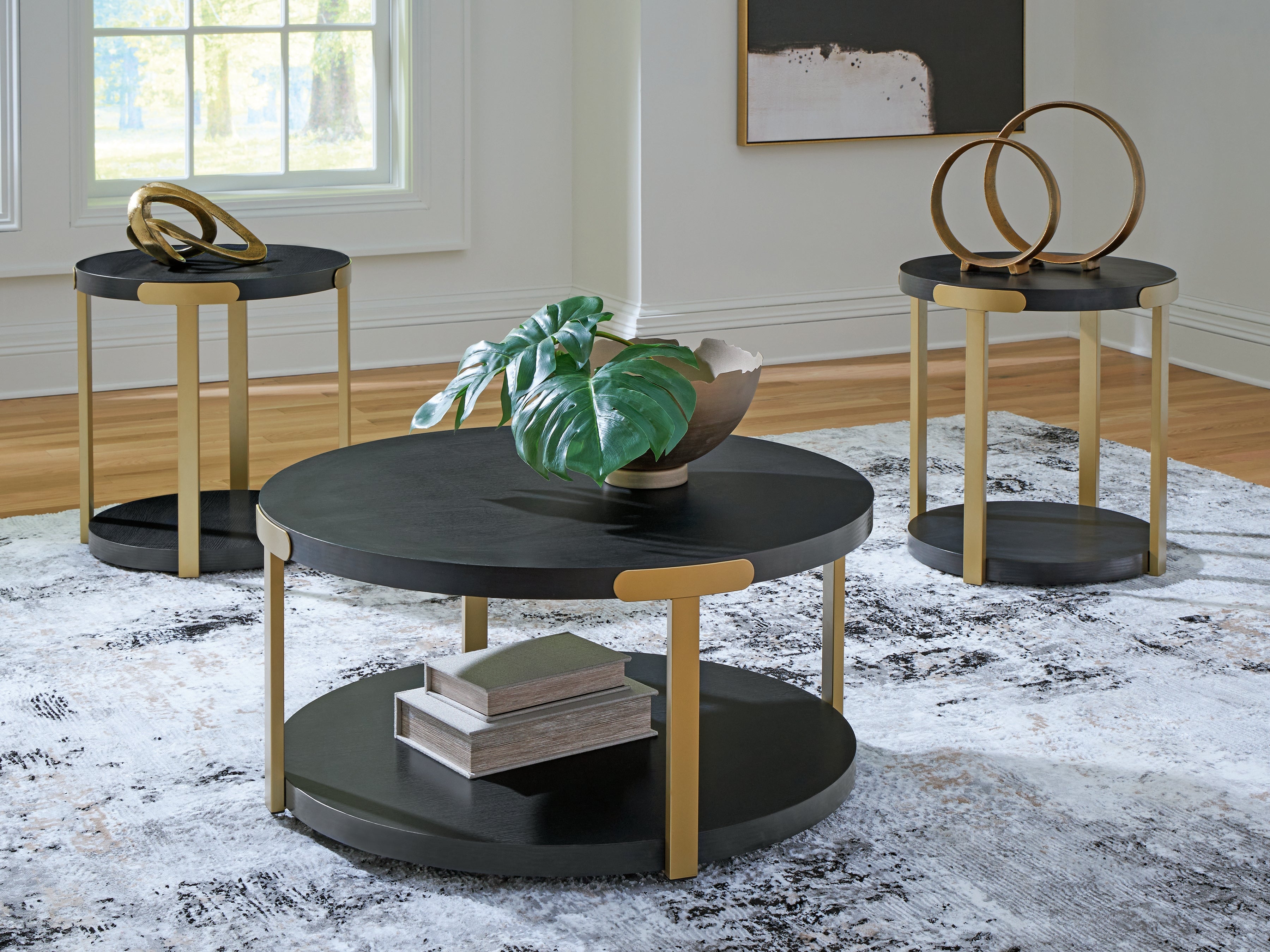 Furniture City Laplace - Ashley Furniture - Shylore Table (Set of 3) - Occasional Table Set (3/CN) - T410-13