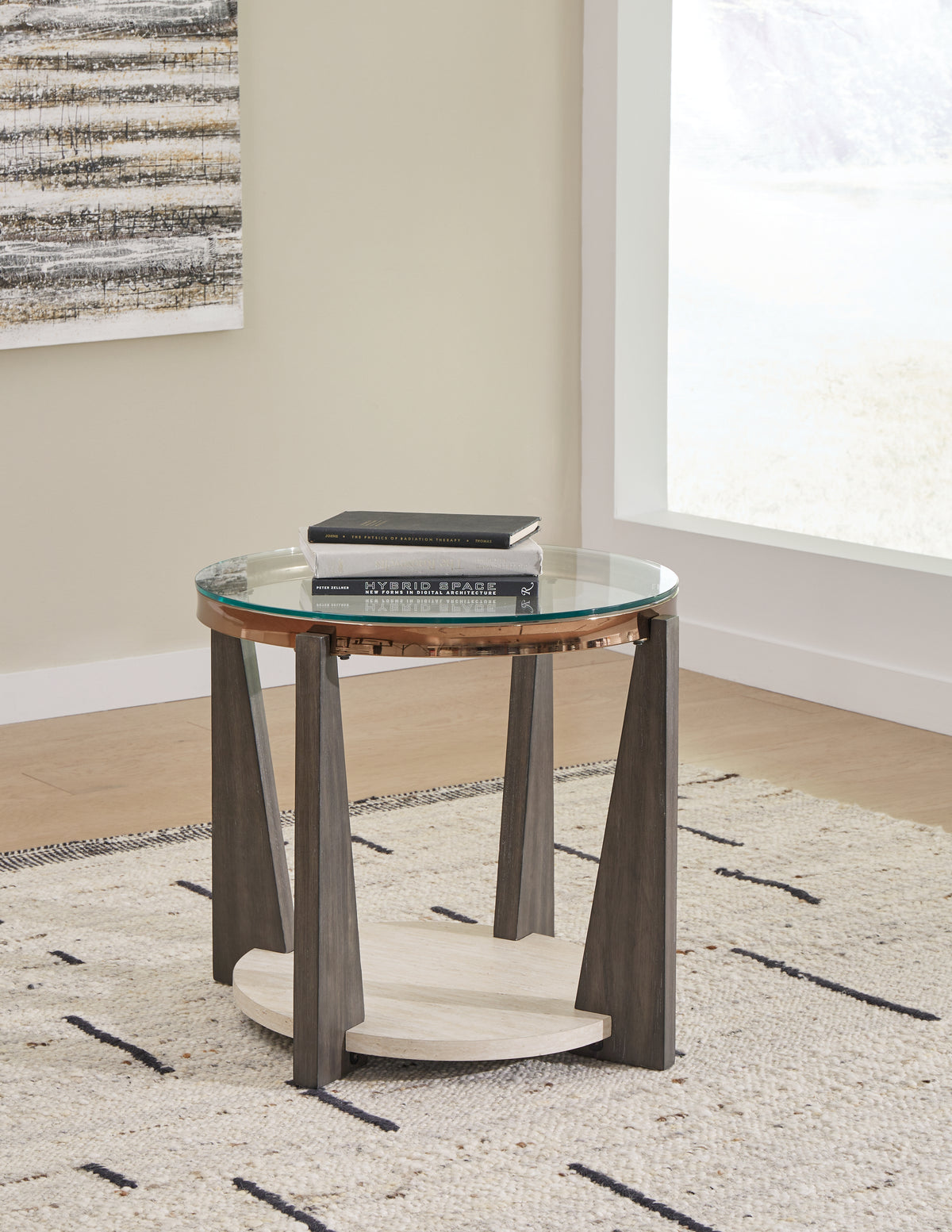 Furniture City Laplace - Ashley Furniture - Frazwa End Table - Round End Table - T432-6