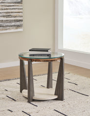 Furniture City Laplace - Ashley Furniture - Frazwa End Table - Round End Table - T432-6