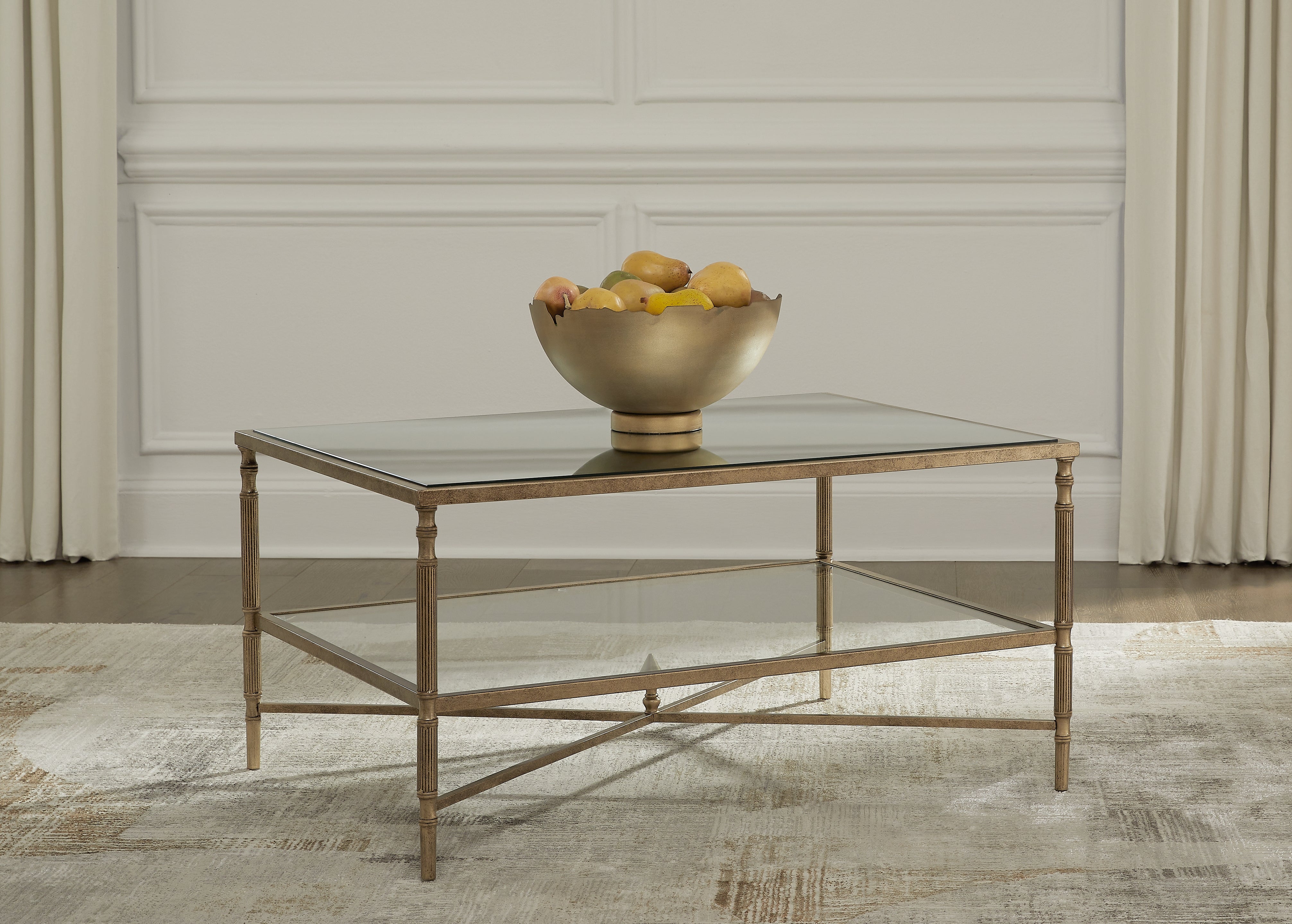 Furniture City Laplace - Ashley Furniture - Cloverty Coffee Table - Rectangular Cocktail Table - T440-1
