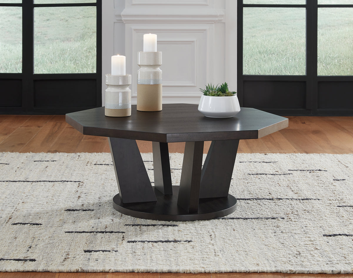 Furniture City Laplace - Ashley Furniture - Chasinfield Coffee Table - Octagon Cocktail Table - T458-8
