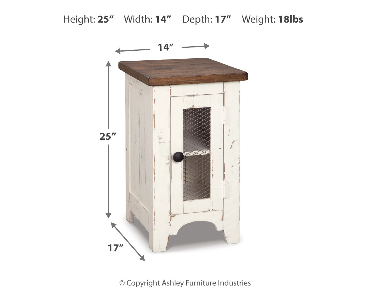 Furniture City Laplace - Ashley Furniture - Wystfield Chairside End Table - Chair Side End Table - T459-7
