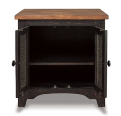 Furniture City Laplace - Ashley Furniture - Valebeck End Table - Rectangular End Table / Black/Brown - T468-3