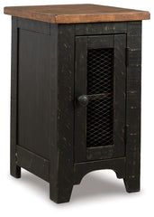 Furniture City Laplace - Ashley Furniture - Valebeck Chairside End Table - Chair Side End Table / Black/Brown - T468-7