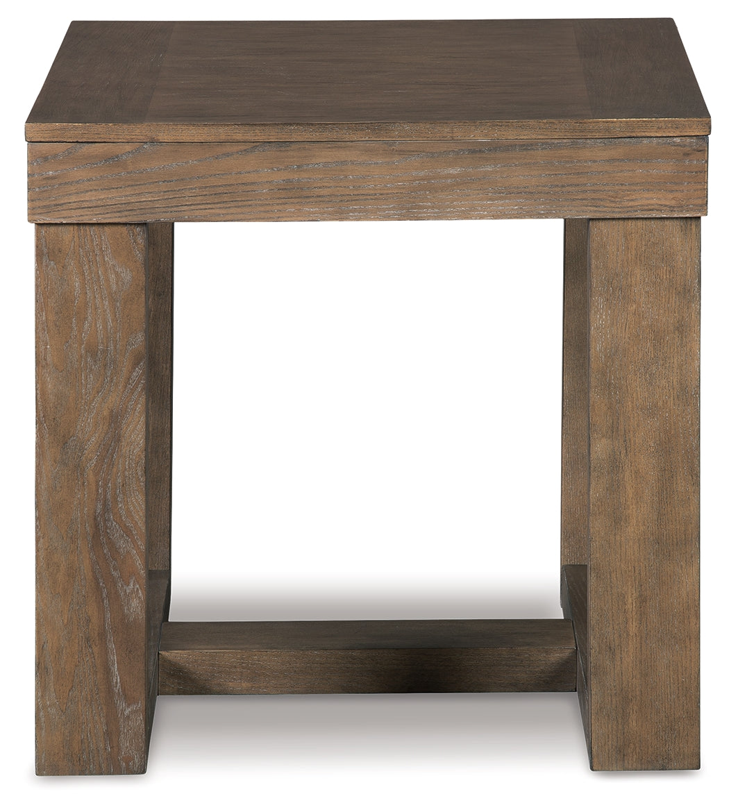 Furniture City Laplace - Ashley Furniture - Cariton End Table - Square End Table / Gray - T471-2