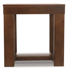 Furniture City Laplace - Ashley Furniture - Watson End Table - Square End Table / Dark Brown - T481-2