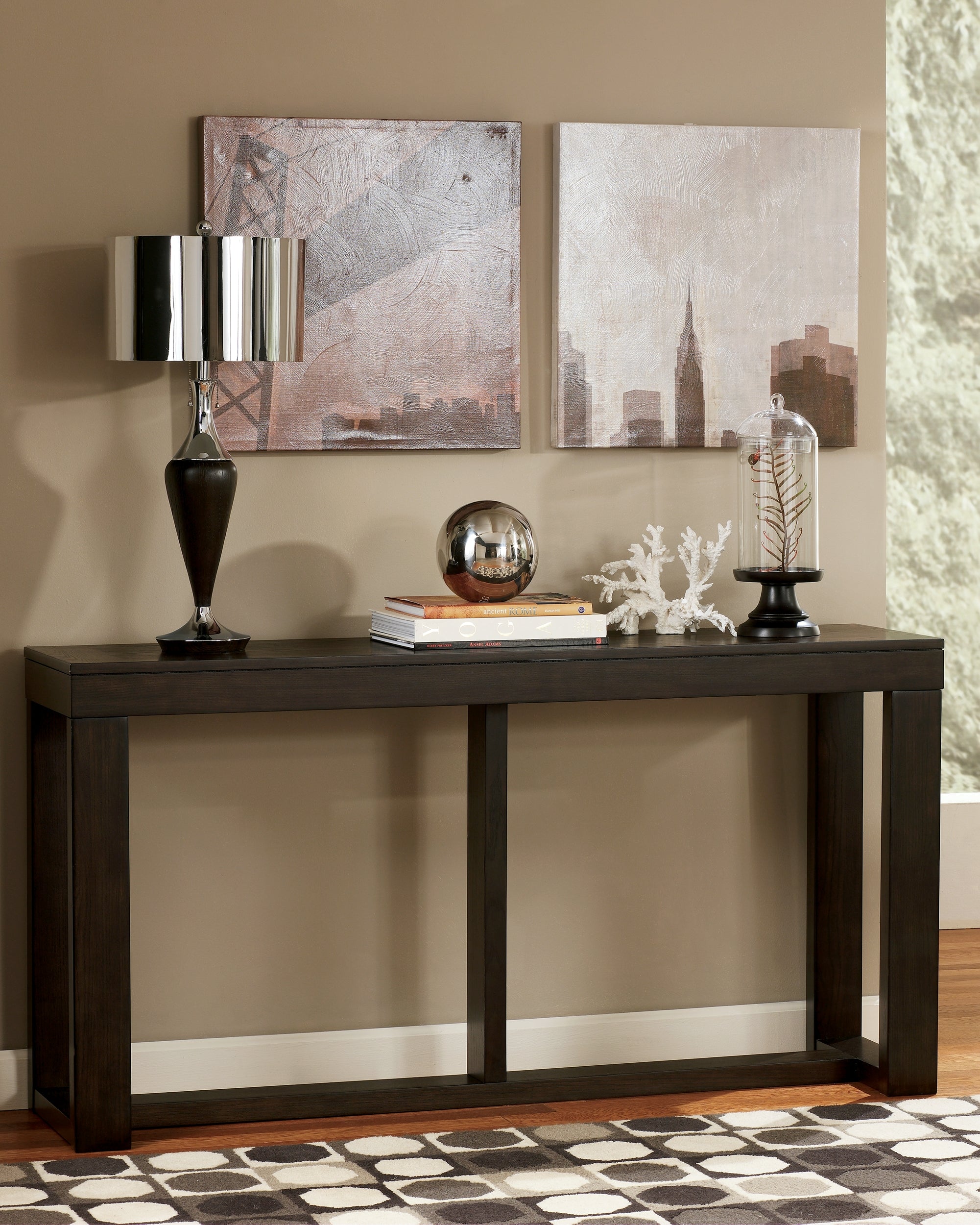 Furniture City Laplace - Ashley Furniture - Watson Sofa/Console Table - Sofa Table / Dark Brown - T481-4