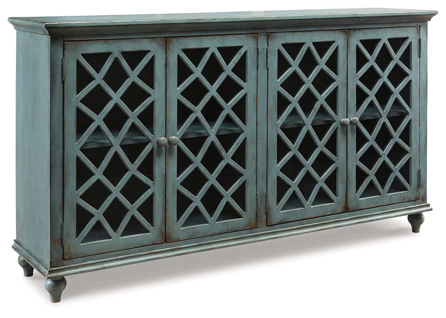 Furniture City Laplace - Ashley Furniture - Mirimyn Accent Cabinet - Accent Cabinet / Antique Teal - T505-762