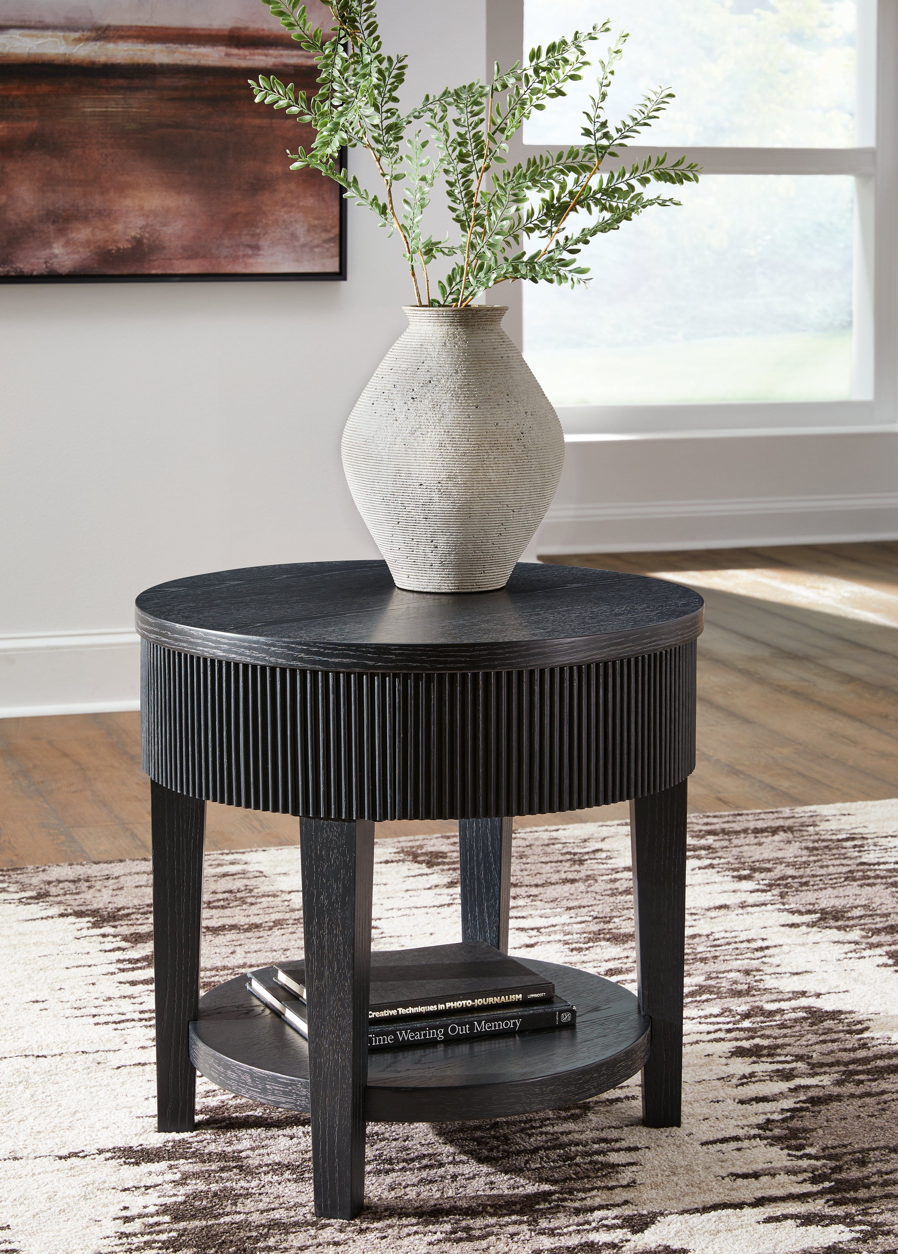 Furniture City Laplace - Ashley Furniture - Marstream End Table - Round End Table - T551-6