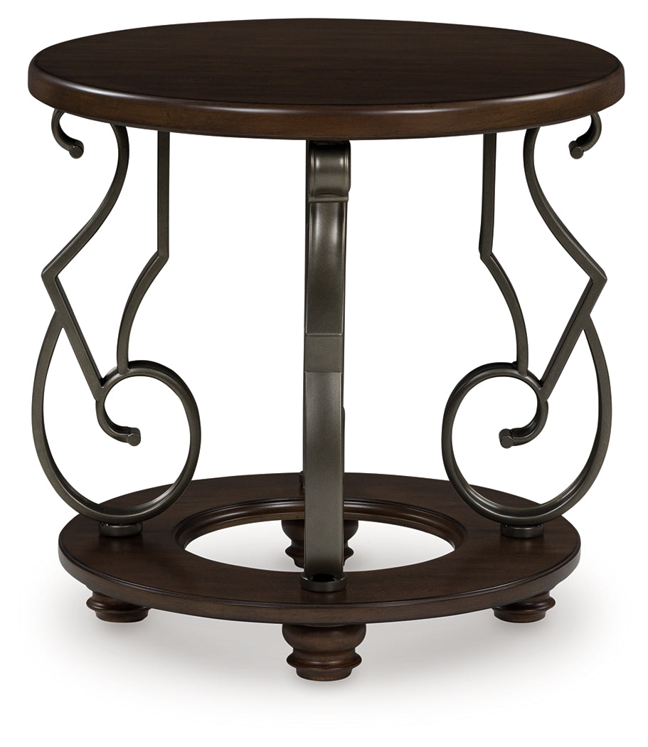 Furniture City Laplace - Ashley Furniture - Frallyn End Table - Round End Table - T623-6