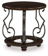 Furniture City Laplace - Ashley Furniture - Frallyn End Table - Round End Table - T623-6