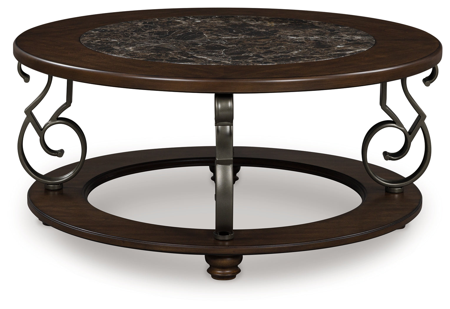 Furniture City Laplace - Ashley Furniture - Frallyn Coffee Table - Round Cocktail Table - T623-8