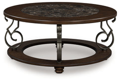 Furniture City Laplace - Ashley Furniture - Frallyn Coffee Table - Round Cocktail Table - T623-8