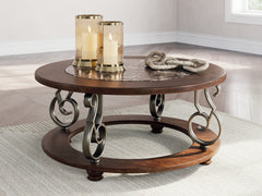 Furniture City Laplace - Ashley Furniture - Frallyn Coffee Table - Round Cocktail Table - T623-8