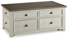 Furniture City Laplace - Ashley Furniture - Bolanburg Coffee Table with Lift Top - Lift Top Cocktail Table / Two-tone - T637-20