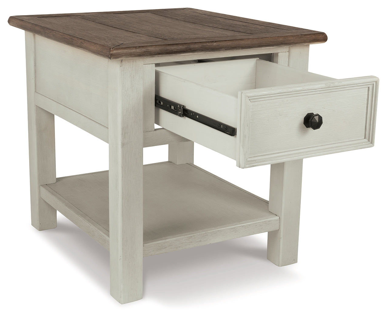 Furniture City Laplace - Ashley Furniture - Bolanburg Sofa/Console Table - Rectangular End Table / Two-tone - T637-3