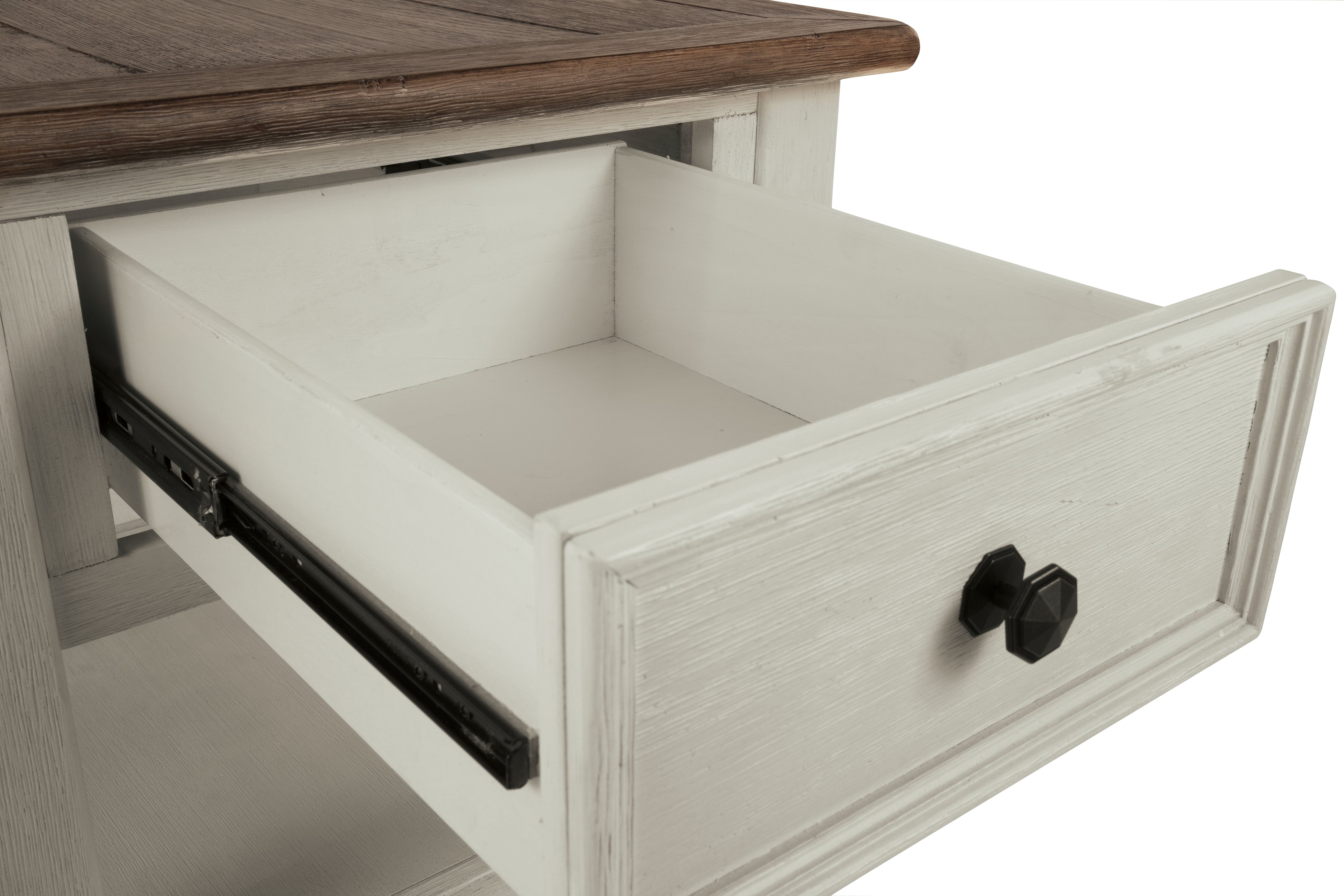Furniture City Laplace - Ashley Furniture - Bolanburg Sofa/Console Table - Rectangular End Table / Two-tone - T637-3