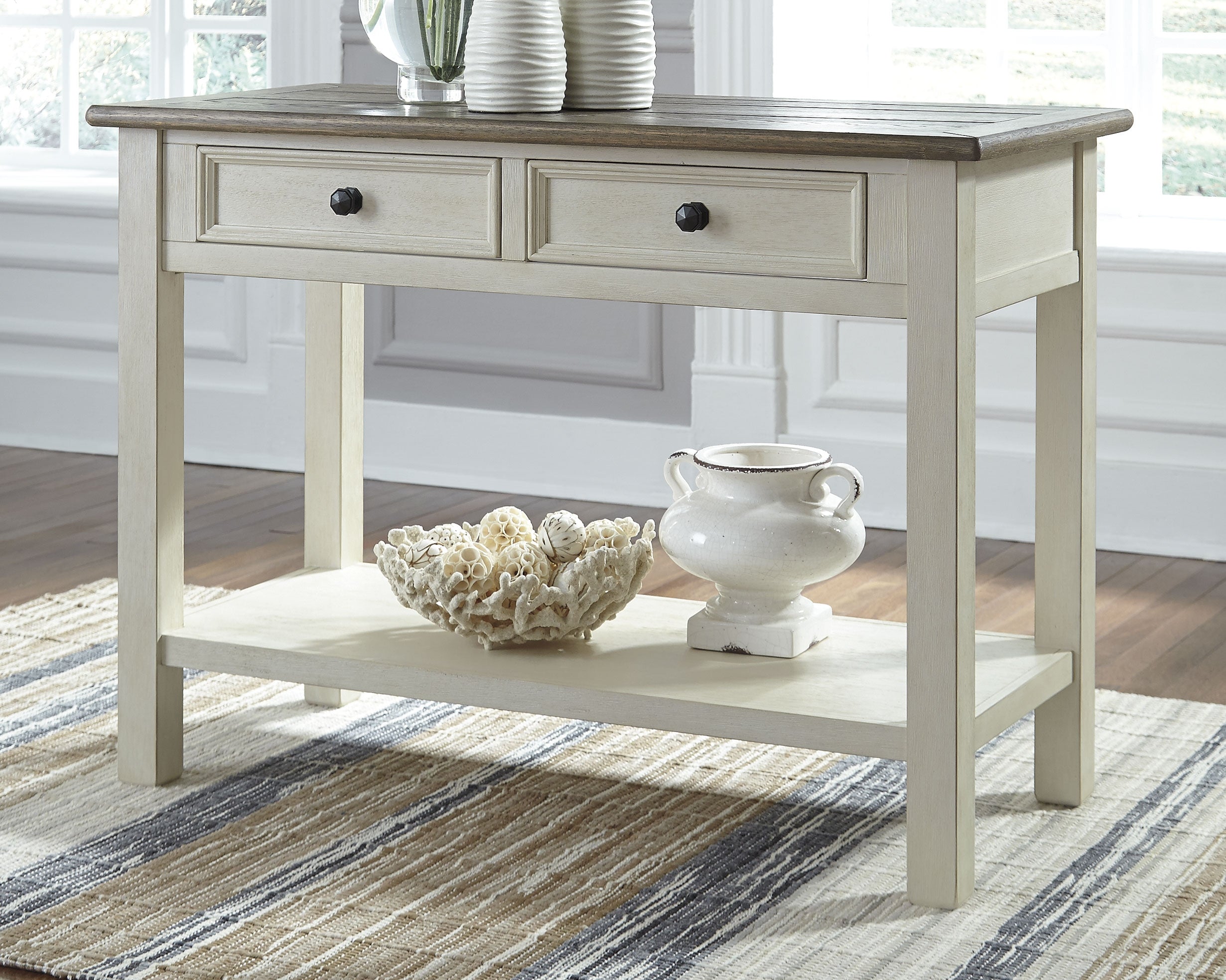 Furniture City Laplace - Ashley Furniture - Bolanburg End Table - Rectangular End Table / Two-tone - T637-3