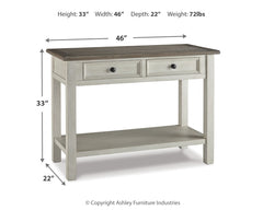 Furniture City Laplace - Ashley Furniture - Bolanburg End Table - Rectangular End Table / Two-tone - T637-3