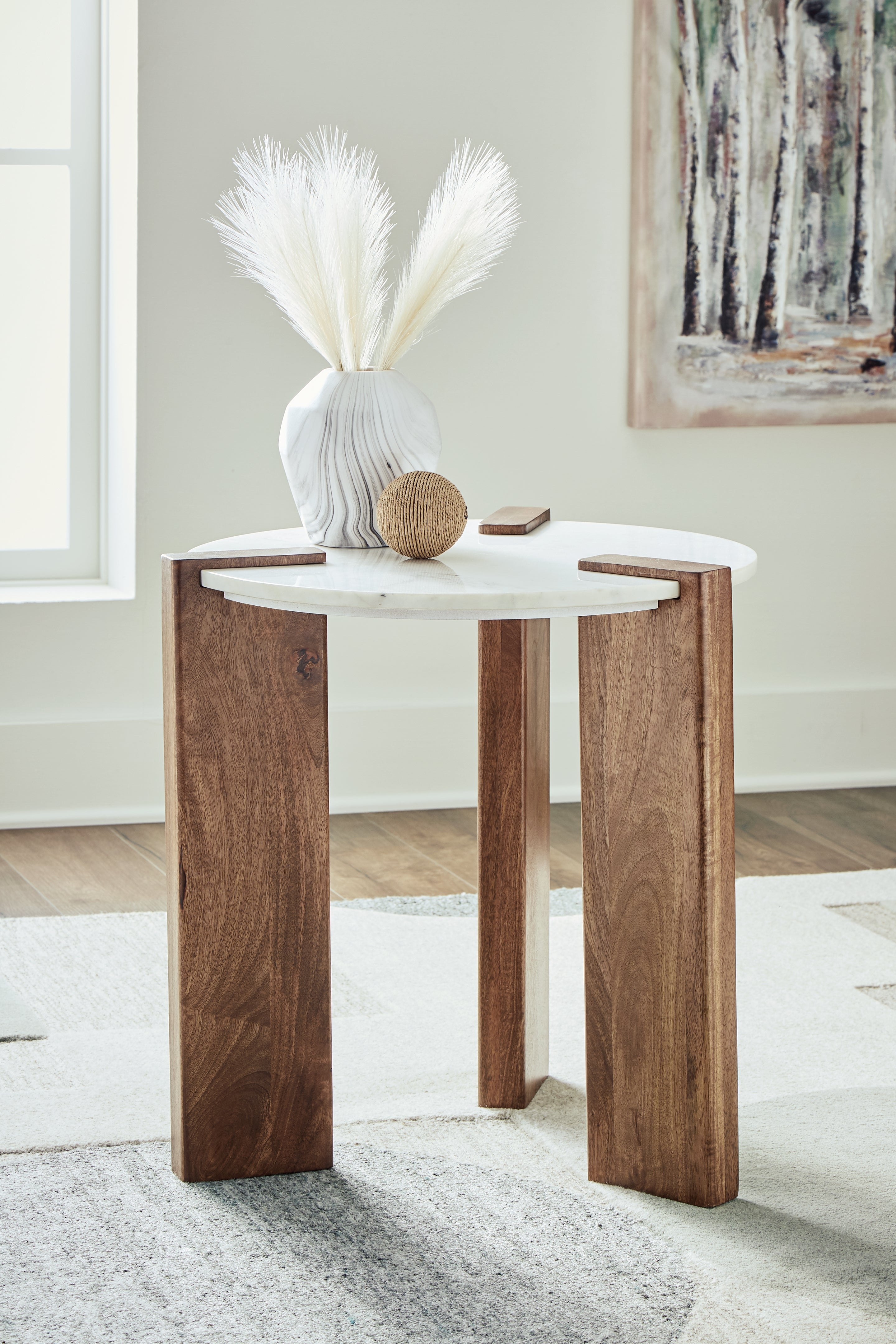 Furniture City Laplace - Ashley Furniture - Isanti End Table - Round End Table - T652-6