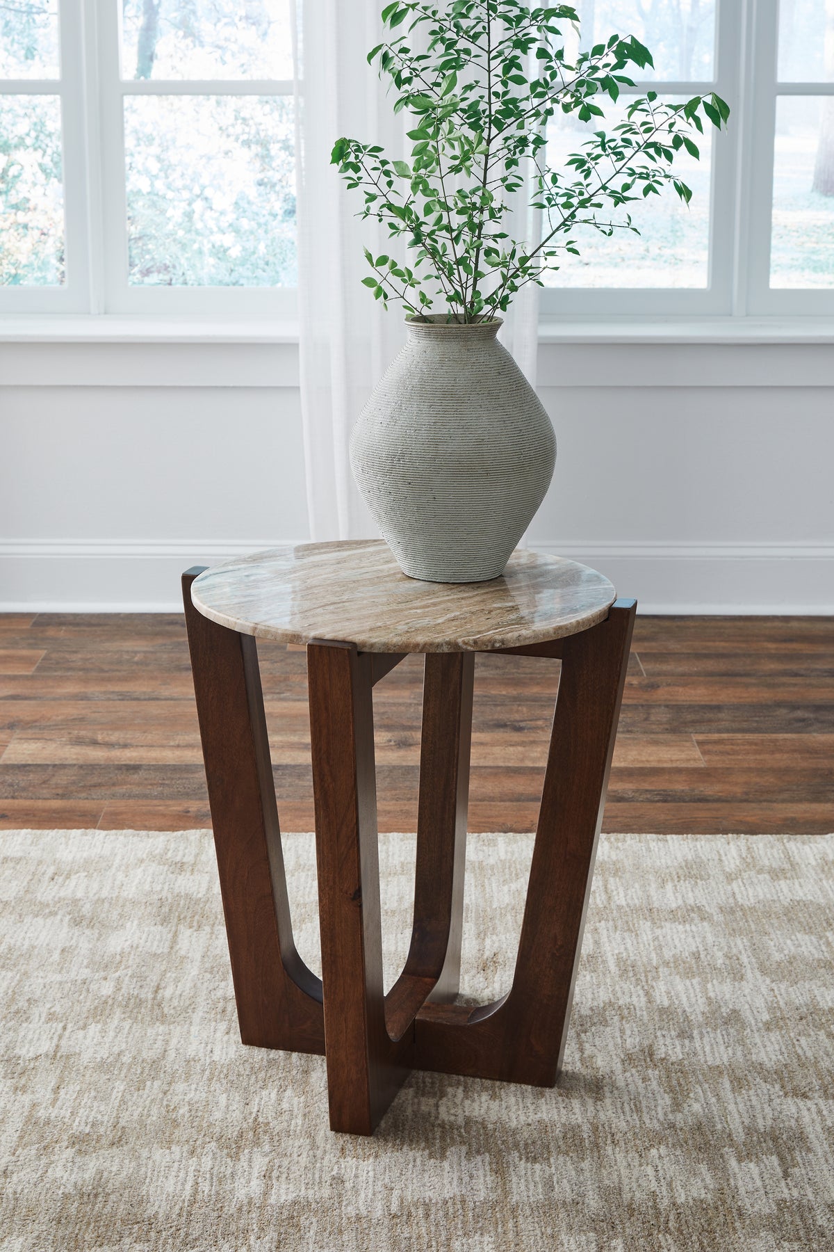 Furniture City Laplace - Ashley Furniture - Tanidore End Table - Round End Table - T667-6
