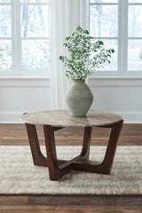 Furniture City Laplace - Ashley Furniture - Tanidore Coffee Table - Round Cocktail Table - T667-8