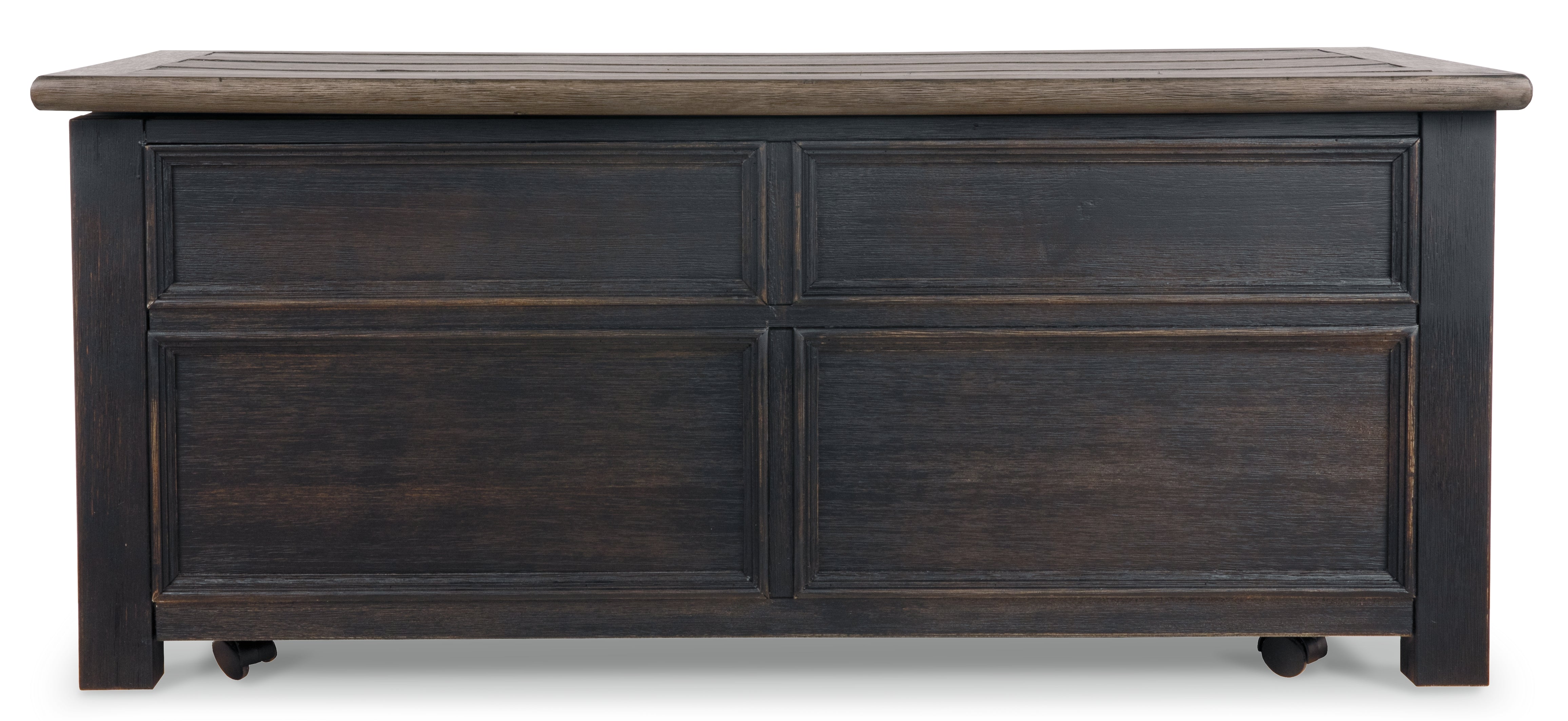 Furniture City Laplace - Ashley Furniture - Tyler Creek Coffee Table with Lift Top - Lift Top Cocktail Table / Grayish Brown/Black - T736-20