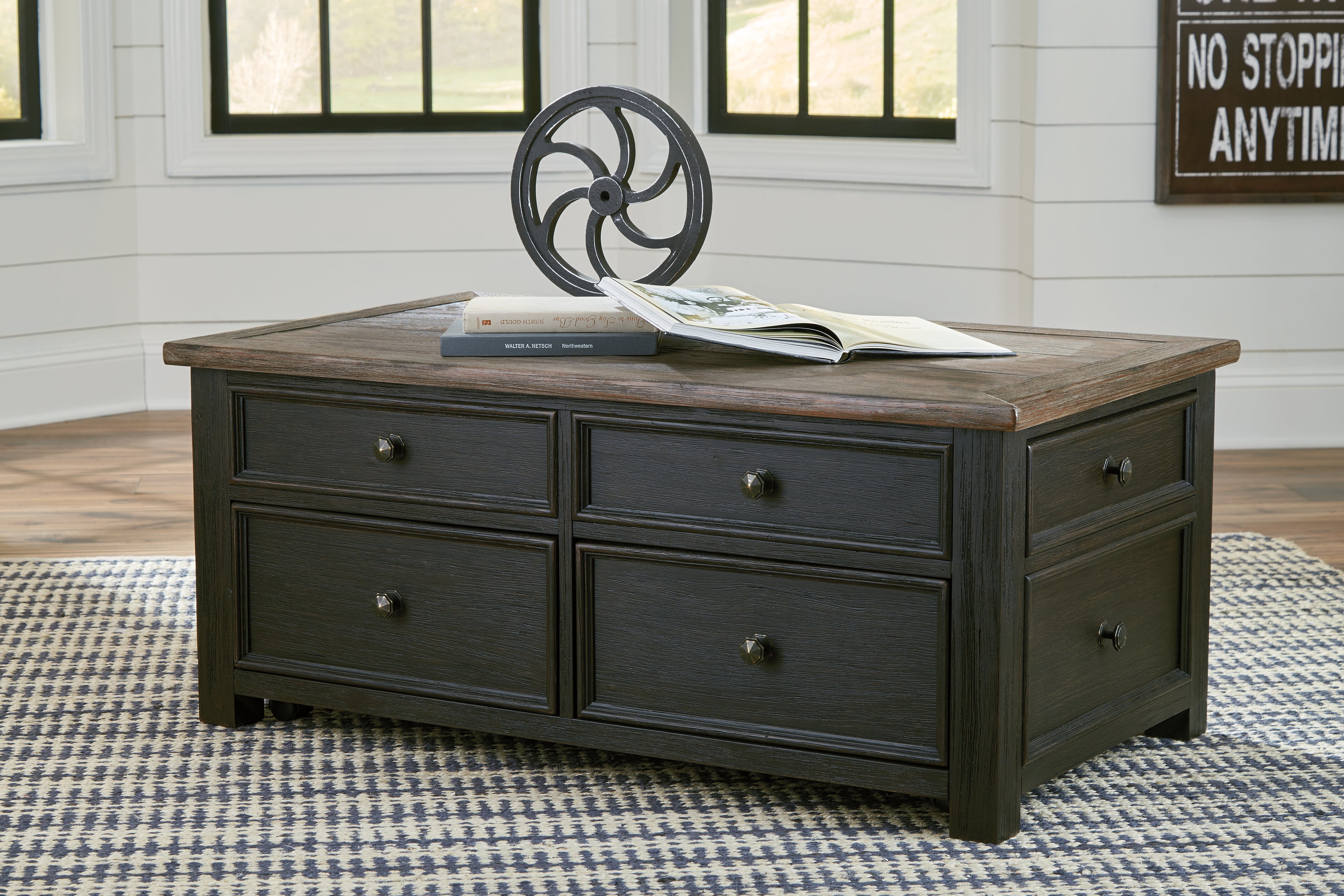 Furniture City Laplace - Ashley Furniture - Tyler Creek Coffee Table with Lift Top - Lift Top Cocktail Table - T736-20