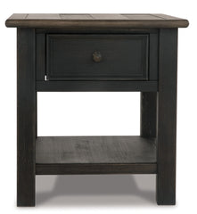 Furniture City Laplace - Ashley Furniture - Tyler Creek End Table - Rectangular End Table / Grayish Brown/Black - T736-3