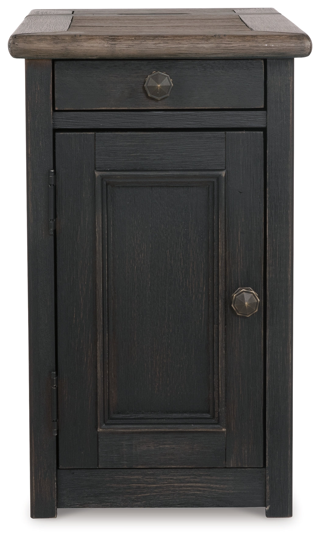 Furniture City Laplace - Ashley Furniture - Tyler Creek Chairside End Table with USB Ports & Outlets - Chair Side End Table - T736-7