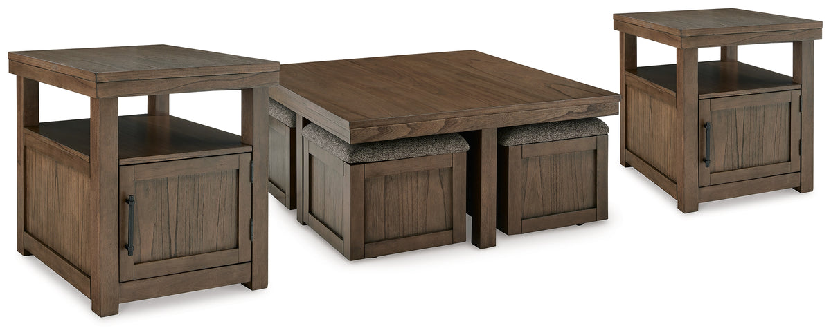 Furniture City Laplace - Ashley Furniture - Boardernest Coffee Table and 2 End Tables - Coffee Table and 2 End Tables - T738T1
