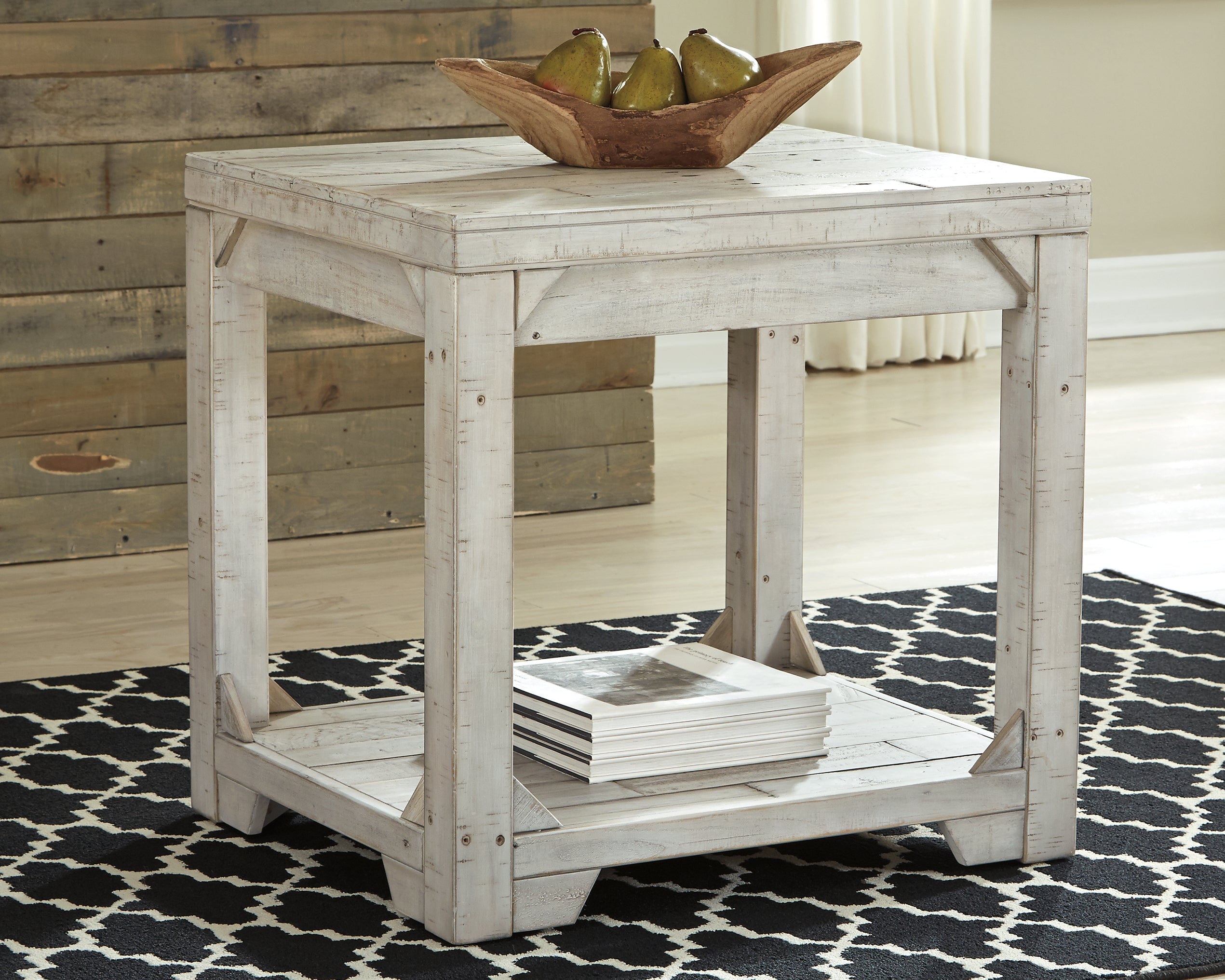 Furniture City Laplace - Ashley Furniture - Fregine End Table - Rectangular End Table / Whitewash - T755-3