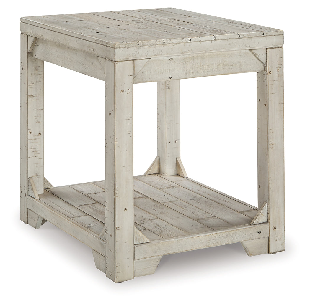 Furniture City Laplace - Ashley Furniture - Fregine End Table - Rectangular End Table / Whitewash - T755-3