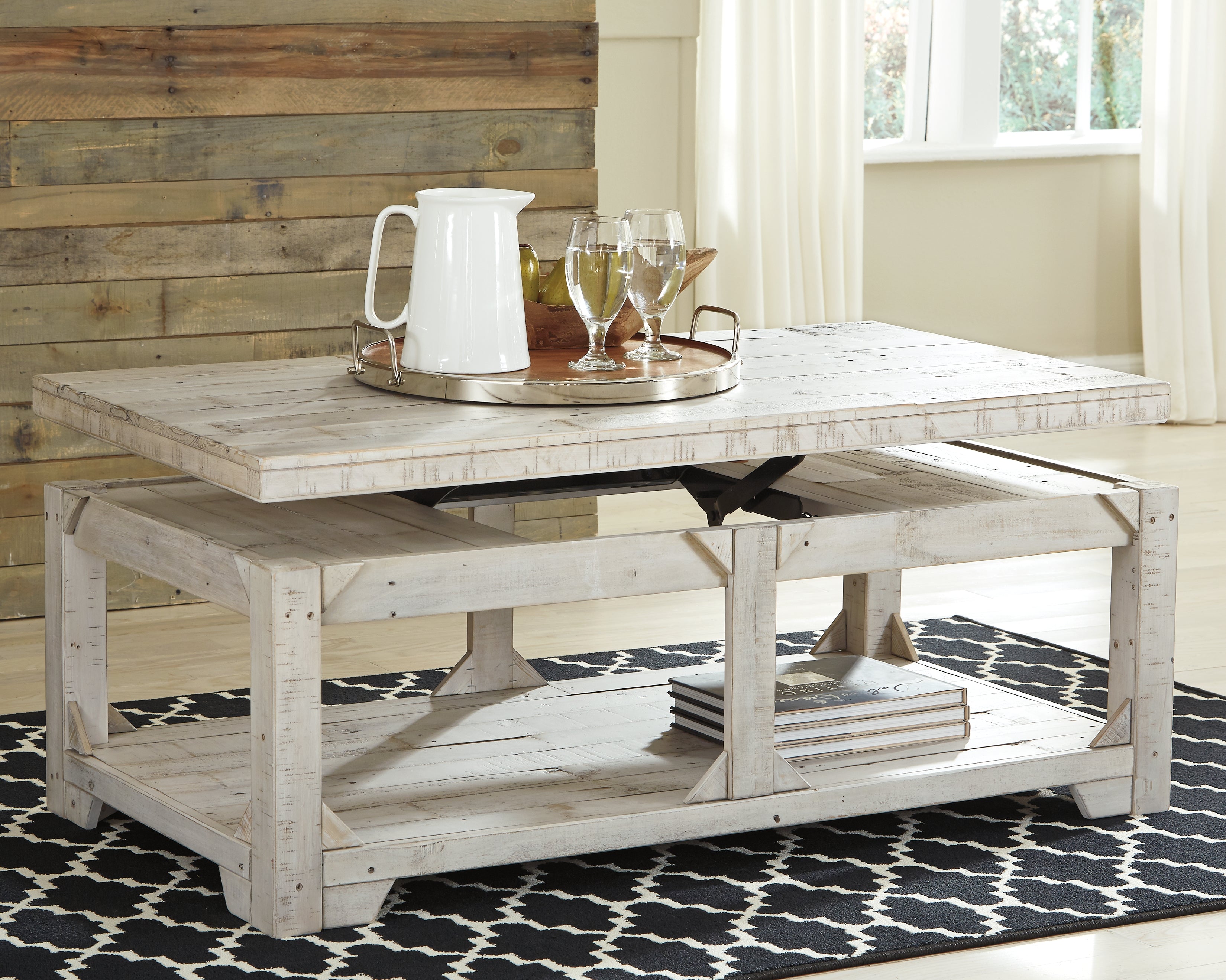 Furniture City Laplace - Ashley Furniture - Fregine Coffee Table with Lift Top - Lift Top Cocktail Table - T755-9