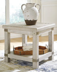 Furniture City Laplace - Ashley Furniture - Carynhurst End Table - Rectangular End Table / Whitewash - T929-3