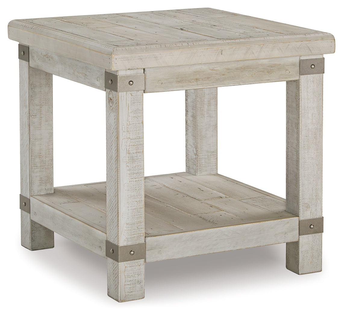 Furniture City Laplace - Ashley Furniture - Carynhurst End Table - Rectangular End Table / Whitewash - T929-3
