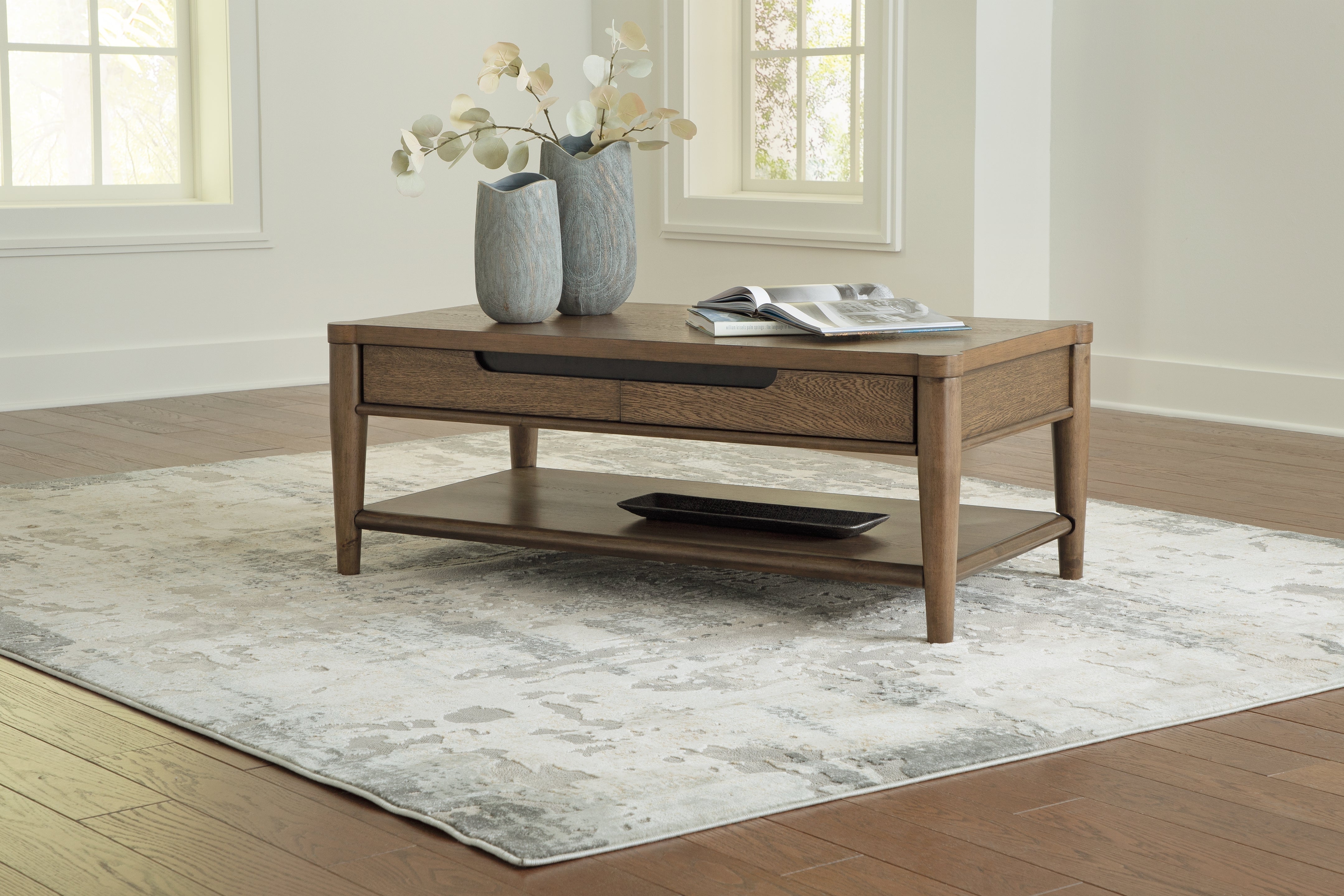 Furniture City Laplace - Ashley Furniture - Roanhowe Coffee Table - Rectangular Cocktail Table - T769-1