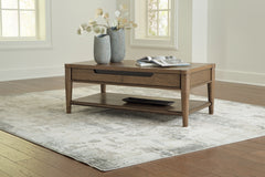 Furniture City Laplace - Ashley Furniture - Roanhowe Coffee Table - Rectangular Cocktail Table - T769-1