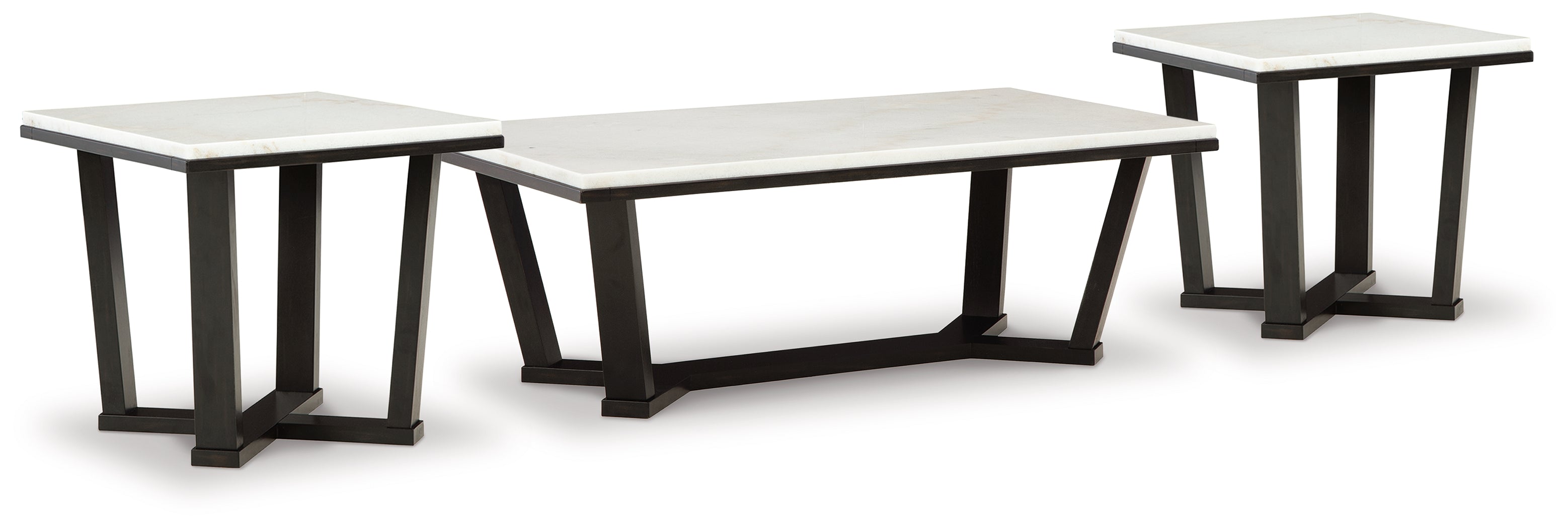 Furniture City Laplace - Ashley Furniture - Fostead Coffee Table and 2 Ends - Coffee Table and 2 Ends - T770T1