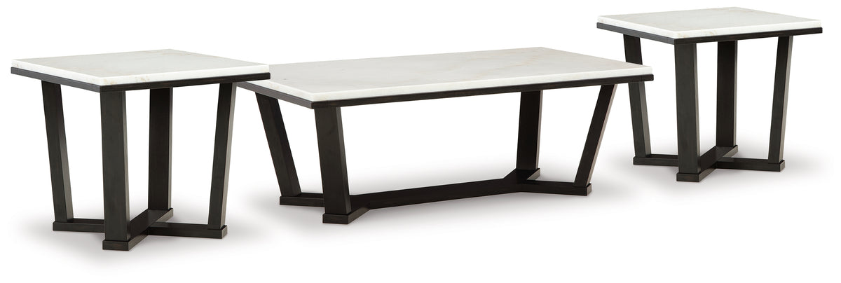 Furniture City Laplace - Ashley Furniture - Fostead Coffee Table and 2 Ends - Coffee Table and 2 Ends - T770T1