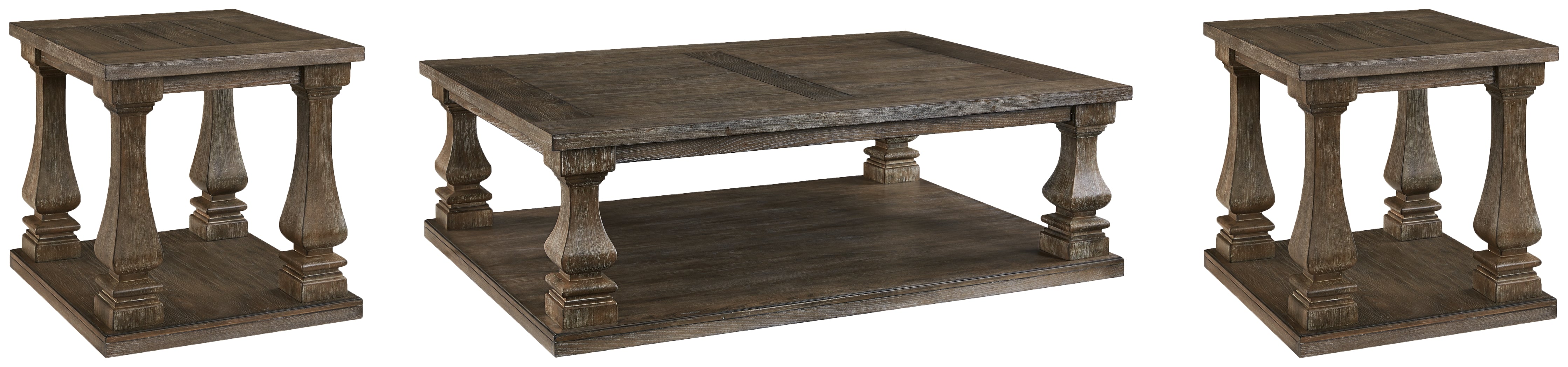 Furniture City Laplace - Ashley Furniture - Johnelle Coffee Table and 2 End Tables - Coffee Table and 2 End Tables - T776T1
