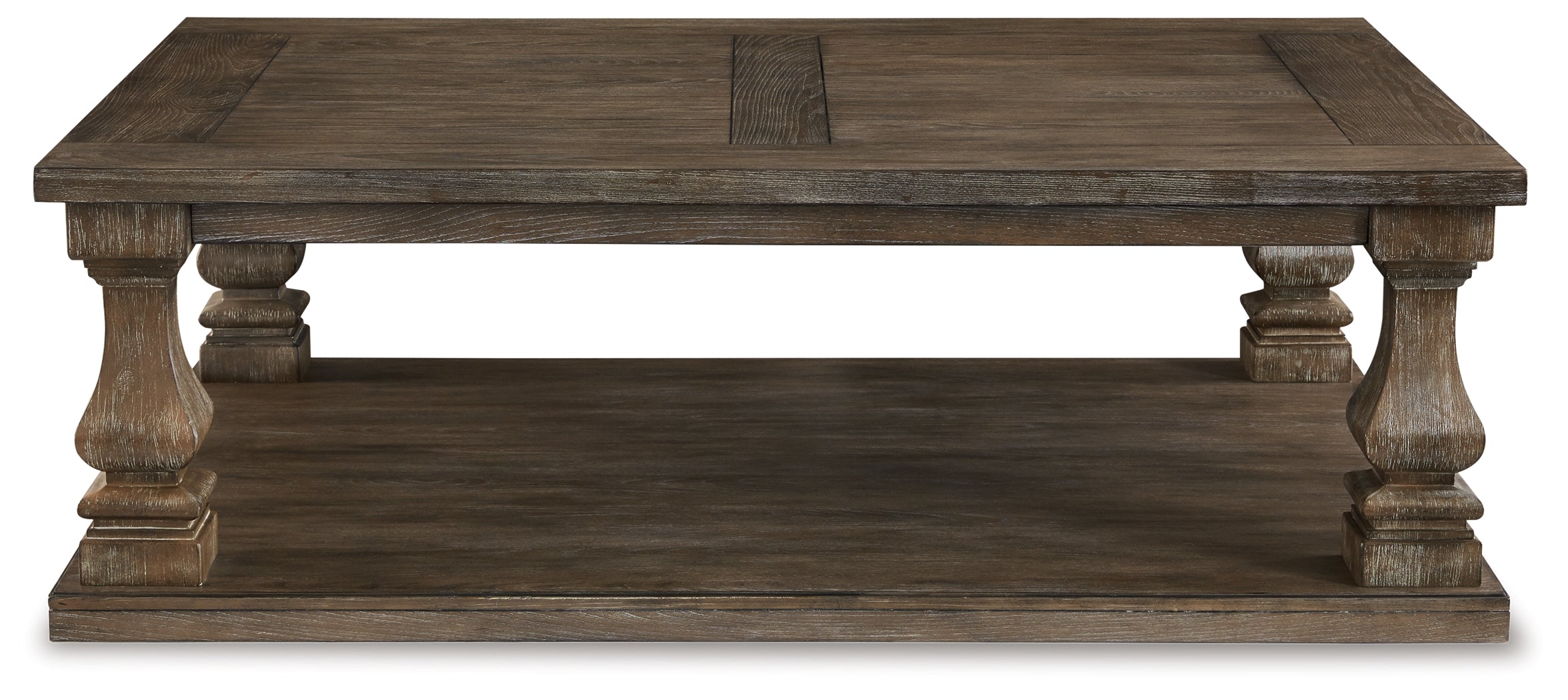 Furniture City Laplace - Ashley Furniture - Johnelle Coffee Table - Rectangular Cocktail Table / Gray - T776-1